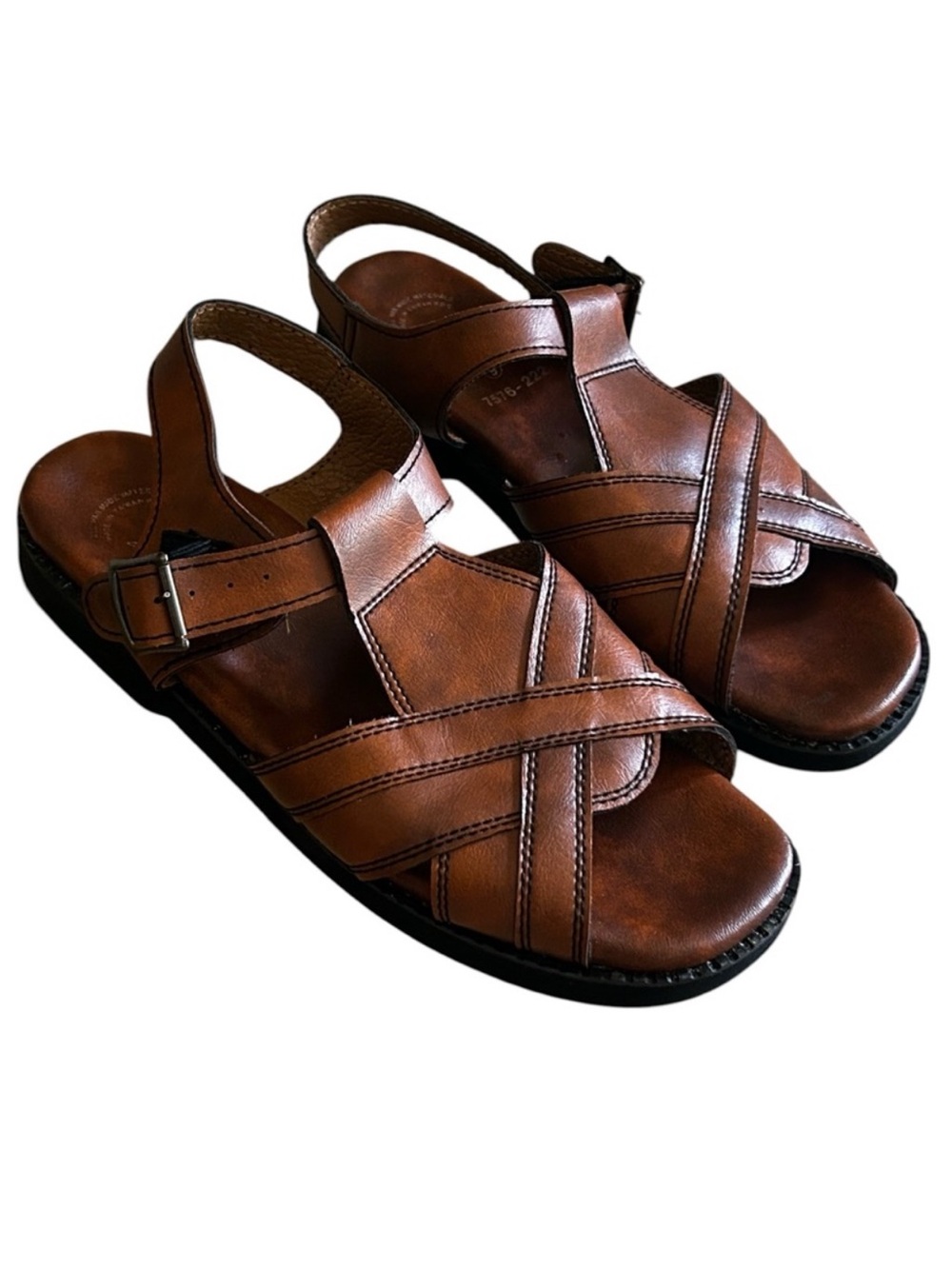 Men's Charter House Cross-Strap Sandals